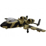 Vojenské lietadlo svetlo+zvuk 49 cm Zeleno-čierne